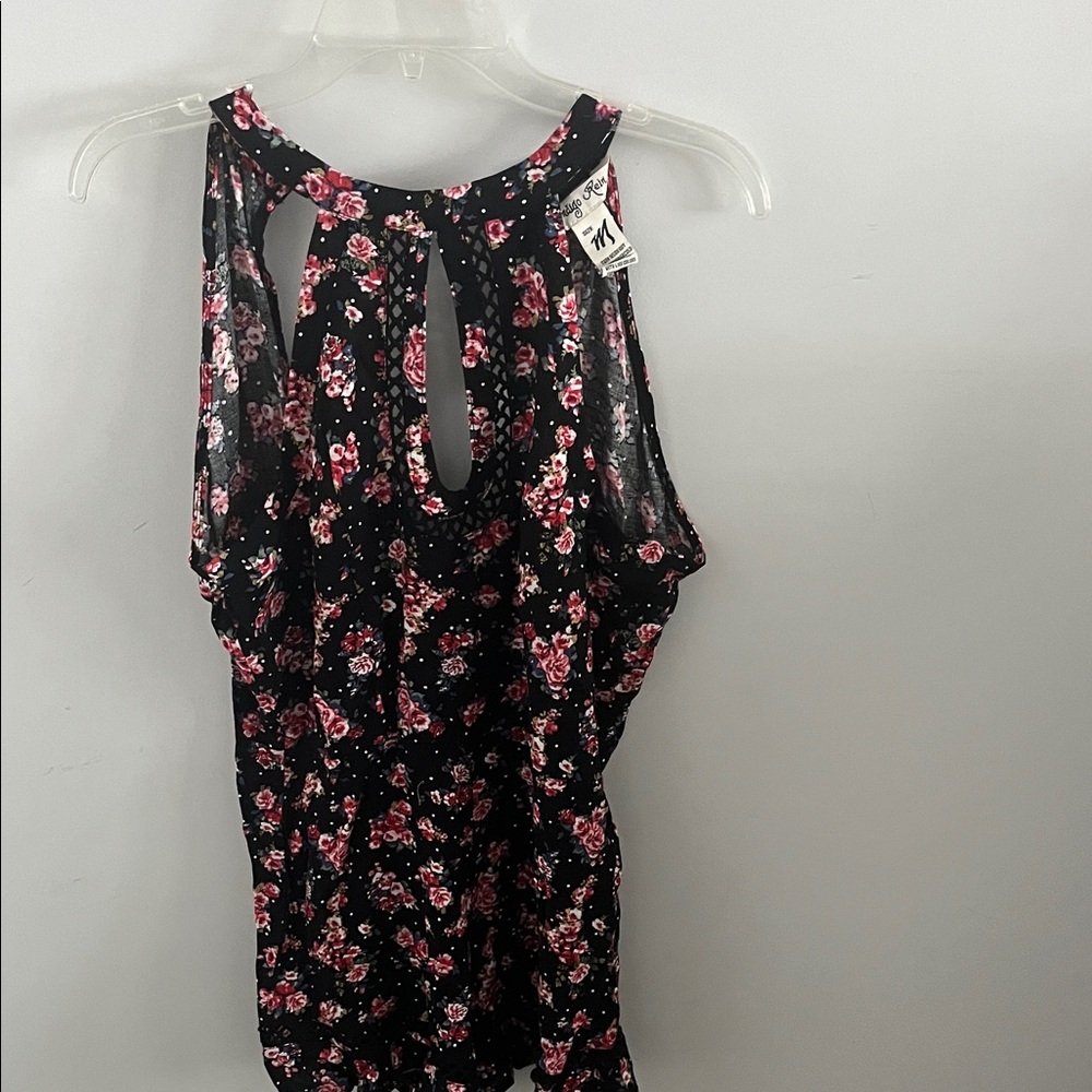 Floral Sleeveless Top